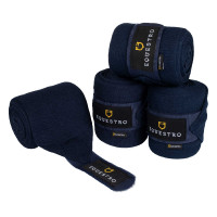 Wolbandages voor rust per 4 Equestro Zwart Wolbandages voor rust per 4 Equestro Zwart