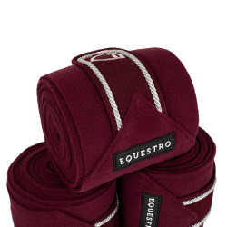 Polo bandages pony met geborduurd Diamond-logo per 4 Equestro Polo bandages pony met geborduurd Diamond-logo per 4 Equestro