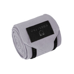 Polobandages per 4 Equestro Grijs / zwart