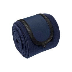 Anti-pilling polobandages met klittenbandsluiting Acavallo per 4 Diepblauw / zwart Marineblauw Anti-pilling polobandages met klittenbandsluiting Acavallo per 4 Diepblauw / zwart Marineblauw