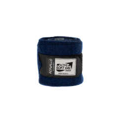Wollen polos wraps met Acavallo-gel per paar Blauw Wollen polos wraps met Acavallo-gel per paar Blauw