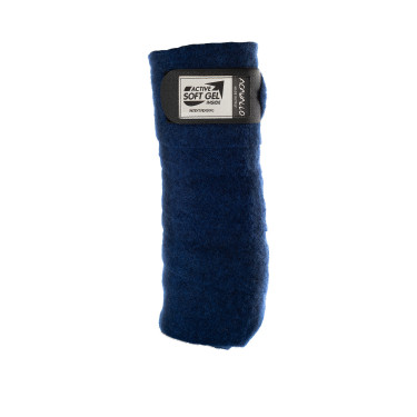 Wollen polos wraps met Acavallo-gel per paar Blauw Wollen polos wraps met Acavallo-gel per paar Blauw