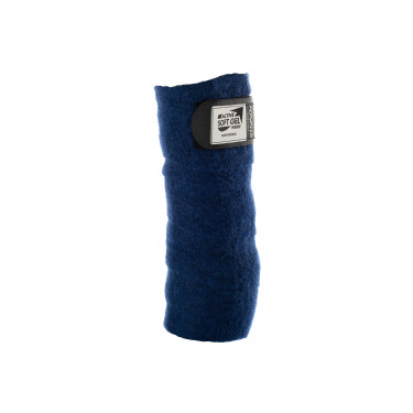 Wollen polos wraps met Acavallo-gel per paar Blauw Wollen polos wraps met Acavallo-gel per paar Blauw