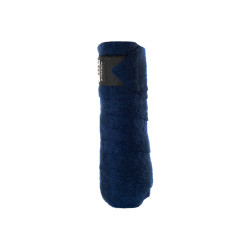 Wollen polos wraps met Acavallo-gel per paar Blauw Wollen polos wraps met Acavallo-gel per paar Blauw
