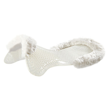 Therapeutische gel schokdemper met ecologische wol vooraan verhoogd Acavallo Transparant / natuurlijk Therapeutische gel schokdemper met ecologische wol vooraan verhoogd Acavallo Transparant / natuurlijk