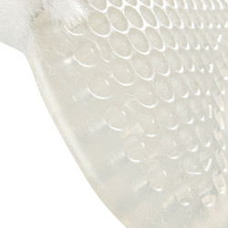 Therapeutische gel schokdemper met ecologische wol vooraan verhoogd Acavallo Transparant / natuurlijk Therapeutische gel schokdemper met ecologische wol vooraan verhoogd Acavallo Transparant / natuurlijk