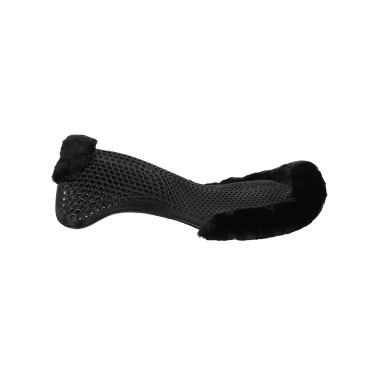 Therapeutische gel schokdemper met ecologische wol vooraan verhoogd Acavallo Zwart / zwart Therapeutische gel schokdemper met ecologische wol vooraan verhoogd Acavallo Zwart / zwart