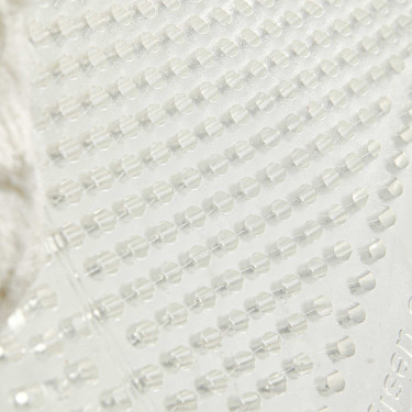 Therapeutische gel pad uitsnijding in ecologische wol Acavallo Transparant / natuurlijk