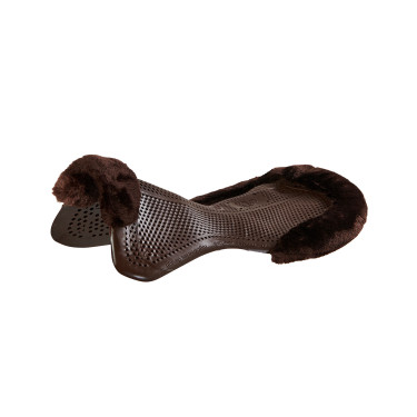 Therapeutische gel pad uitsnijding in ecologische wol Acavallo Bruin / bruin Therapeutische gel pad uitsnijding in ecologische wol Acavallo Bruin / bruin