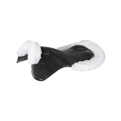 Therapeutische gel pad uitsnijding in ecologische wol Acavallo Zwart / wit Therapeutische gel pad uitsnijding in ecologische wol Acavallo Zwart / wit