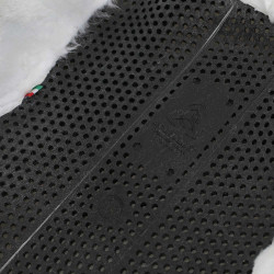 Therapeutische gel pad uitsnijding in ecologische wol Acavallo Zwart / wit Therapeutische gel pad uitsnijding in ecologische wol Acavallo Zwart / wit