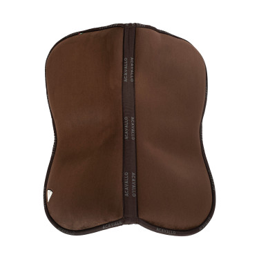 Geheugenfoam schokdemper verhoger vooraan in volledig schapenvacht Acavallo Bruin Geheugenfoam schokdemper verhoger vooraan in volledig schapenvacht Acavallo Bruin