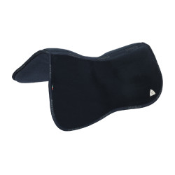 Geheugenfoam schokdemper verhoger vooraan in volledig schapenvacht Acavallo Blauw Geheugenfoam schokdemper verhoger vooraan in volledig schapenvacht Acavallo Blauw