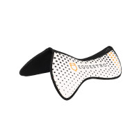 Traagschuim schokdemper met siliconen grip en Equestro-logo Wit Traagschuim schokdemper met siliconen grip en Equestro-logo Wit