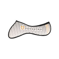 Traagschuim schokdemper met siliconen grip en Equestro-logo Wit Traagschuim schokdemper met siliconen grip en Equestro-logo Wit