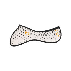 Traagschuim schokdemper met siliconen grip en Equestro-logo Wit