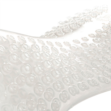 Gel massage schokdemper verhoogd voor- en achteraan Acavallo Transparant