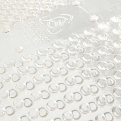 Gel schokdemper masserend verhoogkussen voorzijde Acavallo Transparant