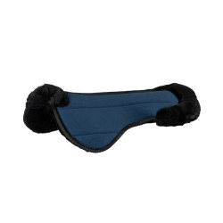 Ecologische wollen schokdemper Equestro Marine / zwart Blauw