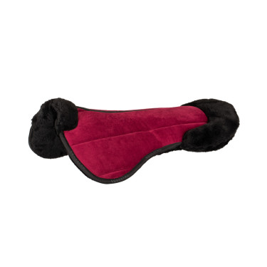 Ecologische wollen schokdemper Equestro Wijn / zwart Rood