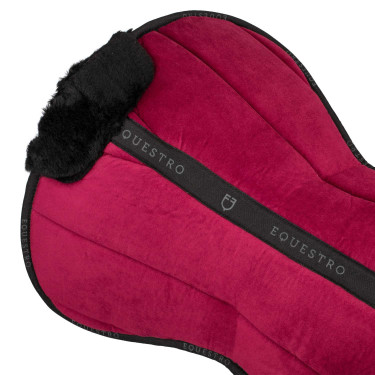 Ecologische wollen schokdemper Equestro Wijn / zwart Rood