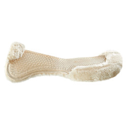 Gel schokdemper volledige voorverhoging van schapenwol Acavallo Transparant / natuurlijk