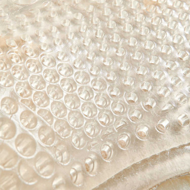 Gel schokdemper volledige voorverhoging van schapenwol Acavallo Transparant / natuurlijk