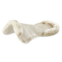 Gel schokdemper met volledige achterverhoging van schapenwol Acavallo Transparant / natuurlijk