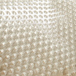 Gel schokdemper met volledige achterverhoging van schapenwol Acavallo Transparant / natuurlijk