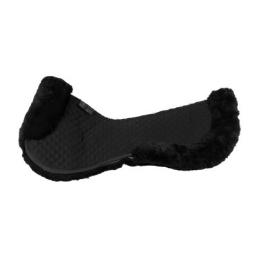 Katoenen en schapenwollen schokdemper Equestro Zwart / zwart Katoenen en schapenwollen schokdemper Equestro Zwart / zwart