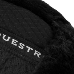 Katoenen en schapenwollen schokdemper Equestro Zwart / zwart Katoenen en schapenwollen schokdemper Equestro Zwart / zwart