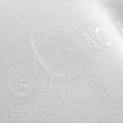 Geheugenschuim schokdemper met siliconen grip en bamboevezel Acavallo Wit