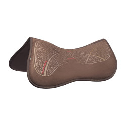 Geheugenschuim schokdemper met hexagonaal gel en verhoogde voorkant Acavallo Bruin / brons