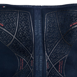 Geheugenschuim schokdemper met hexagonaal gel en verhoogde voorkant Acavallo Blauw / zilver Geheugenschuim schokdemper met hexagonaal gel en verhoogde voorkant Acavallo Blauw / zilver