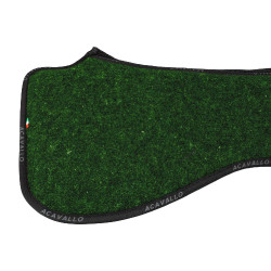 Dubbele memory foam gelpad met vilt Acavallo Bosgroen