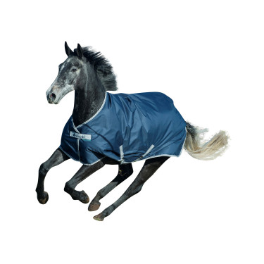Bucas Freedom Turnout 150g deken Marine / zilver Bucas Freedom Turnout 150g deken Marine / zilver