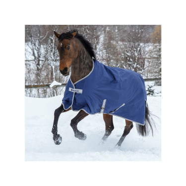 Bucas Freedom Turnout 300g deken Marine / zilver Bucas Freedom Turnout 300g deken Marine / zilver