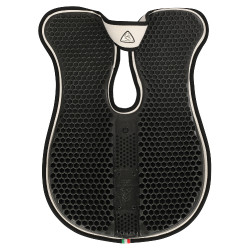 Acavallo schokdemper met schoftuitsparing, traagschuim, achterste verhoger Wit