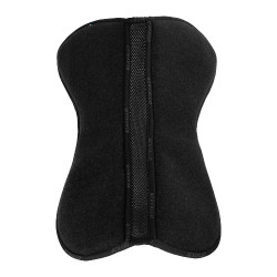 Acavallo CSO schokdemper vilt Close Contact met ruggegraatuitsparing en traagschuim Zwart