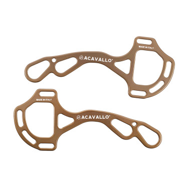 Takjes Hackamore Acavallo Alupro Brons Bruin