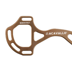 Takjes Hackamore Acavallo Alupro Brons Bruin