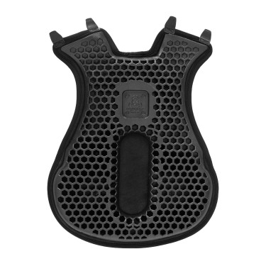 Zadelhoes Acavallo Ortho-Coccyx Western Gel Hexagonal Dri-Lex 20mm Zwart