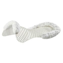 Ademend Gel-schokdemper Acavallo met schapenvacht rand Ademend Gel-schokdemper Acavallo met schapenvacht rand