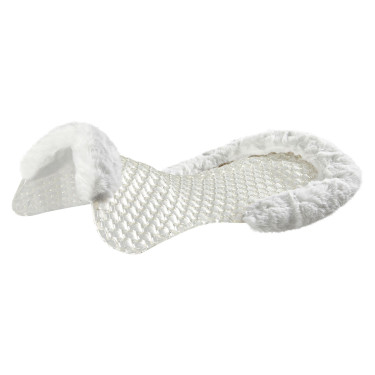 Ademend Gel-schokdemper Acavallo met schapenvacht rand Ademend Gel-schokdemper Acavallo met schapenvacht rand