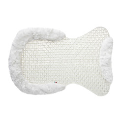 Ademend Gel-schokdemper Acavallo met schapenvacht rand Ademend Gel-schokdemper Acavallo met schapenvacht rand
