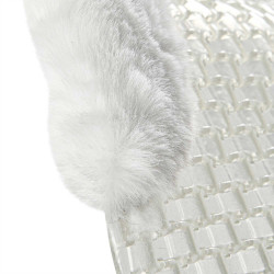 Ademend Gel-schokdemper Acavallo met schapenvacht rand Ademend Gel-schokdemper Acavallo met schapenvacht rand