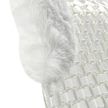 Ademend Gel-schokdemper Acavallo met schapenvacht rand Ademend Gel-schokdemper Acavallo met schapenvacht rand
