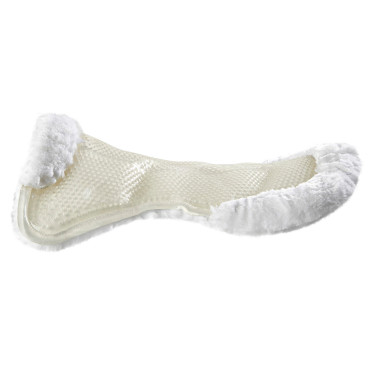 Amortisseur Acavallo Classic Gel en schapenvacht Transparant / wit