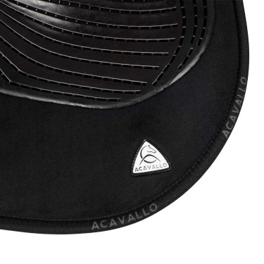 Acavallo Classic Gel schokdemper met traagschuim Zwart