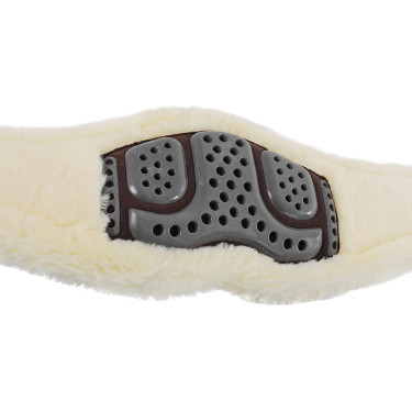 Anatomische Singel Acavallo Gel & Pvc Voering Met Verwijderbare Wol Donkerbruin